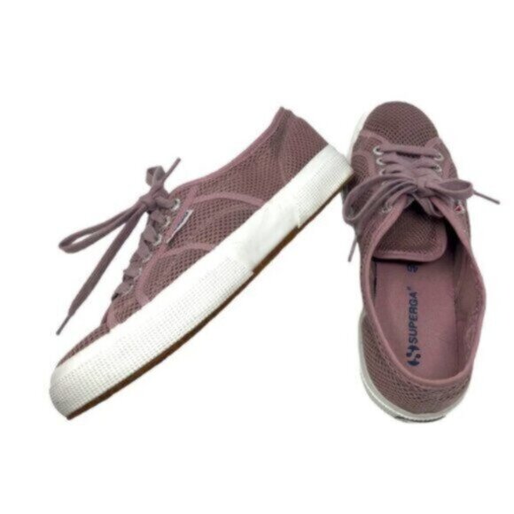 Superga | Women's Purple Lace Up Plum Sneakers Shoes Size 9 - Picture 9 of 10